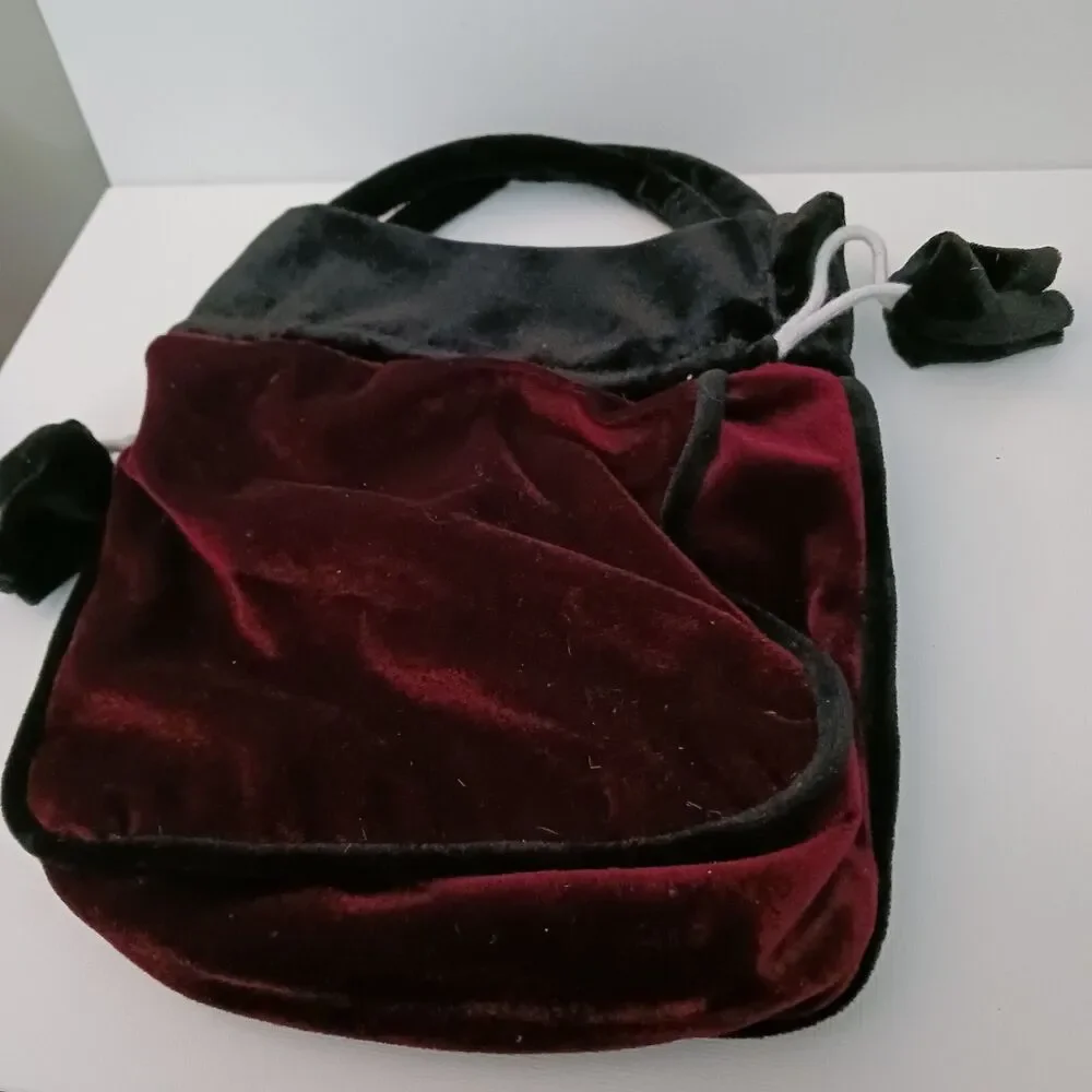 PANDA VELVET DRAWSTRING BAG FRIENDS OF THE NATIONAL ZOO-NWT